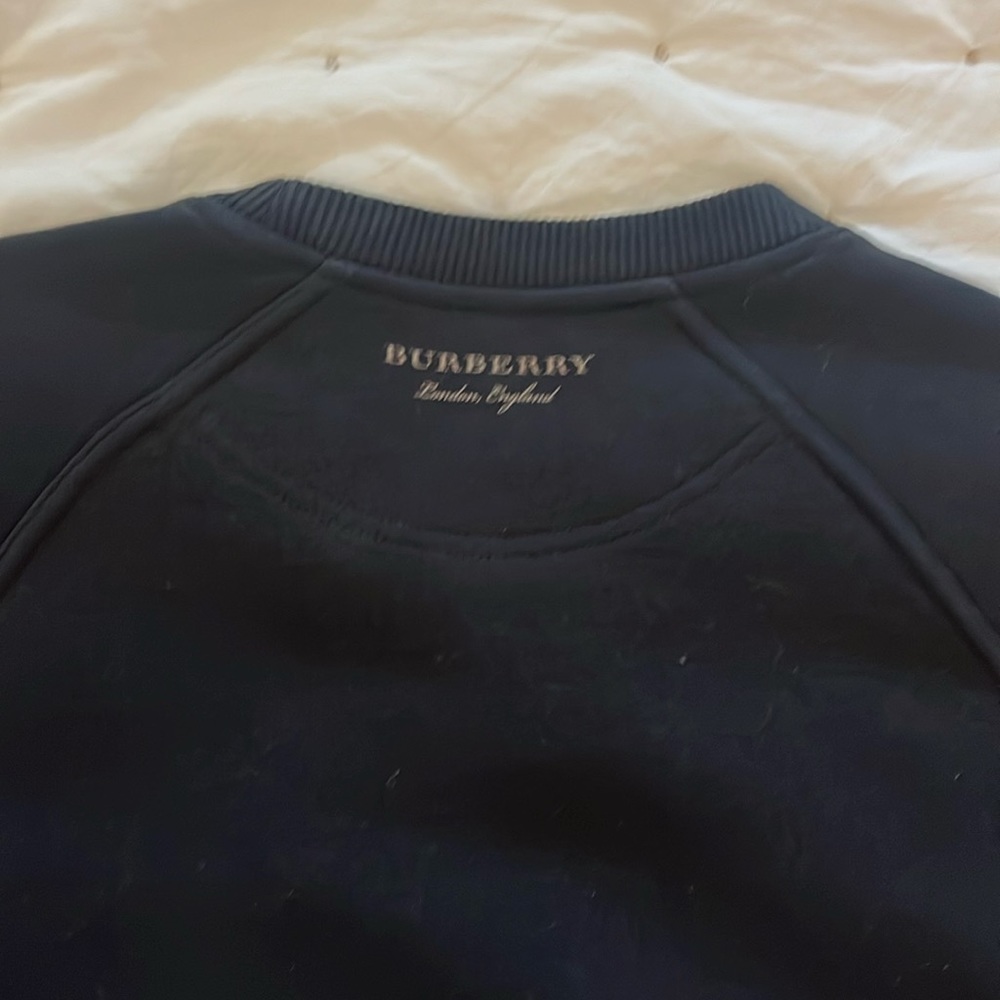 Burberry Tops | Burberry Crew Neck Balloon Sleeve Sweatshirt.
